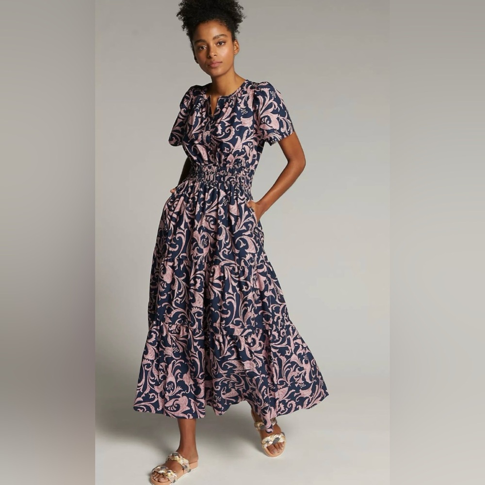 Anthropologie Somerset Maxi Dress, Size Small
